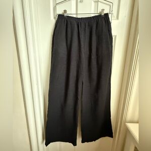 Abercrombie and Fitch Wide Leg Linen Pants